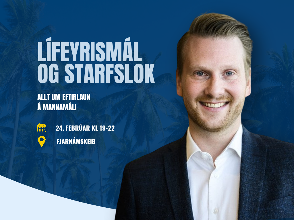Lífeyrismál og starfslok - Fjarnámskeið 24. febrúar